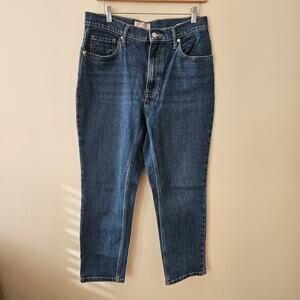 Everlane Women's The Original Cheeky Jean, Size 30 Crop Medium Wash Organic